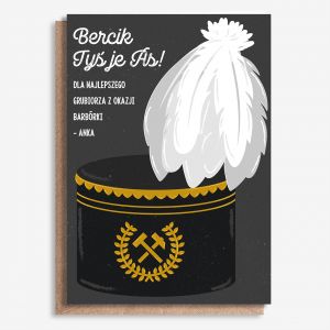 Personalizowana KARTKA NA DZIE GRNIKA kartka personalizowana prezent na dzie grnika prezent dla grnika