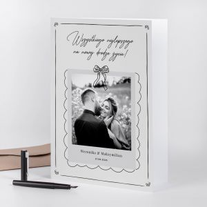 Personalizowana KARTKA LUBNA ze zdjciem upominek lubny kartka na lub upominek na lub kartka dla pary modej