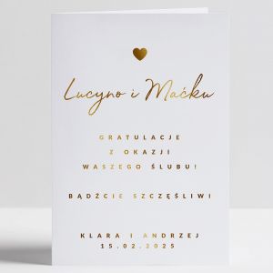 Personalizowana kartka lubna ZE ZOCENIEM