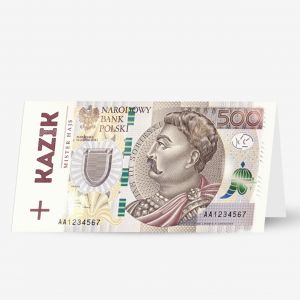 Personalizowana kartka urodzinowa BANKNOT