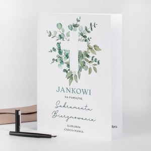 Personalizowana kartka z yczeniami NA BIERZMOWANIE A4 pamitka bierzmowania pamitka na bierzmowanie