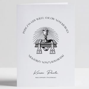 Personalizowana kartka z yczeniami DLA KSIDZA kartka podzikowanie dla ksidza upominek dla ksidza