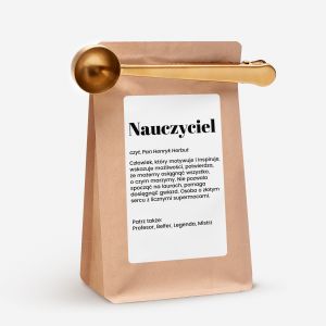 Miarka z klipsem i personalizowana kawa dla nauczyciela DEFINICJA