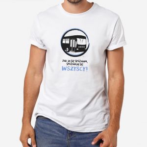 Personalizowana KOSZULKA DLA KIEROWCY AUTOBUSU - L