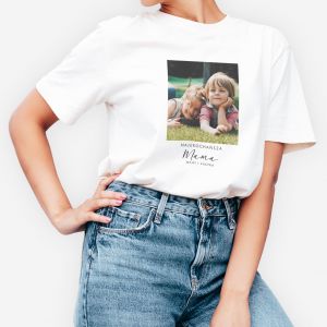 Personalizowana koszulka dla mamy z nadrukiem NAJUKOCHA�SZA MAMA - M