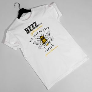 Personalizowana koszulka dla pszczelarza BZYKANIE NIE JEST MI OBCE
