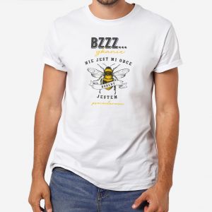 Personalizowana koszulka dla pszczelarza BZYKANIE NIE JEST MI OBCE - XL