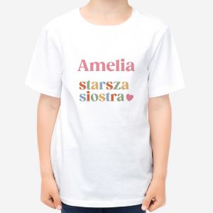 Personalizowana koszulka dla STARSZEJ SIOSTRY