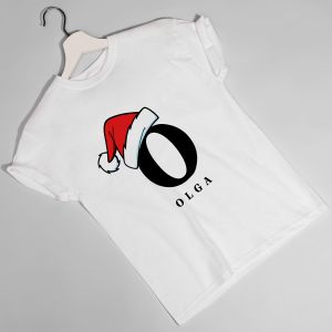 Personalizowana koszulka świąteczna dla dziecka Z IMIENIEM