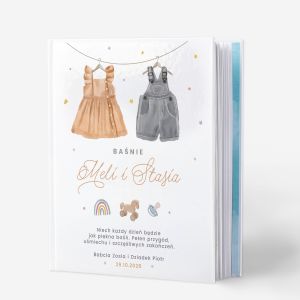 Personalizowana KSI��KA Z BA�NIAMI prezent dla bli�ni�t personalizowana ksi��ka dla dzieci prezent dla bli�niak�w