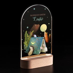 Personalizowana lampka nocna DO POKOJU DZIECICEGO