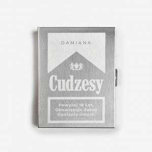 Personalizowana papiero�nica CUDZESY prezent na osiemnastk� dla kolegi