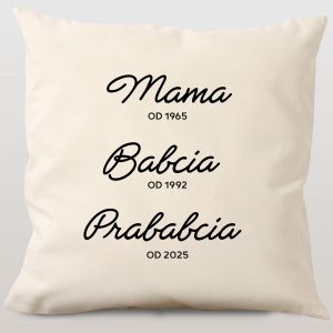 Personalizowana poduszka DLA PRABABCI prezent dla prababci prezent na dzie babci poduszka na dzie babci