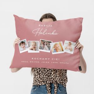Poduszka ze zdj�ciami dla babci PREZENT OD WNUK�W poduszka na dzie� babci poduszka dla babci prezent dla babci