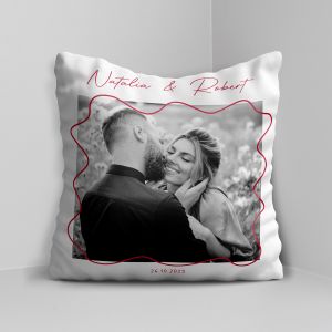 Personalizowana poduszka na rocznic zwizku prezent na rocznic zwizku romantyczny prezent dla niej dla niego