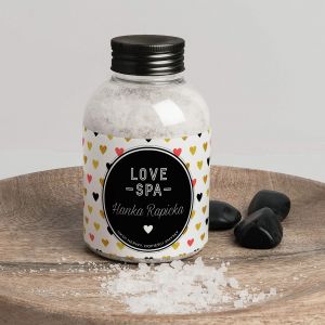 Personalizowana sl do kpieli LOVE SPA prezent dla dziewczyny