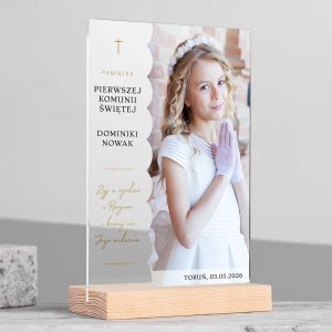 Personalizowana statuetka PAMI�TKA KOMUNII pami�tka pierwszej komunii prezent na komuni� prezent komunijny