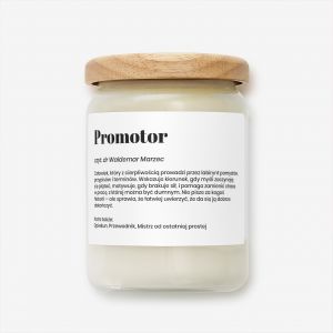 Personalizowana �wieca DEFINICJA prezent dla promotora  podzi�kowanie dla promotora upominek dla promotora