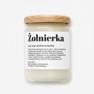 Personalizowana �wieca DEFINICJA prezent dla �o�nierki