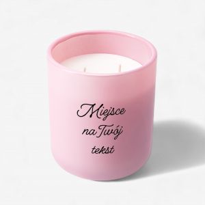 Personalizowana �wieca zapachowa TW�J TEKST 