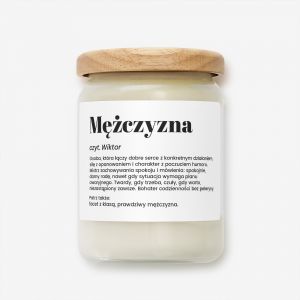 Personalizowana �wieczka DEFINICJA prezent dla m�czyzny