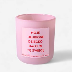 Personalizowana wieczka dla mamy ULUBIONE DZIECKO prezent dla mamy wieczka na dzie mamy prezent na dzie mamy