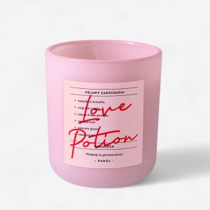 Personalizowana wieczka LOVE POTION prezent dla ukochanej prezent dla dziewczyny na urodziny