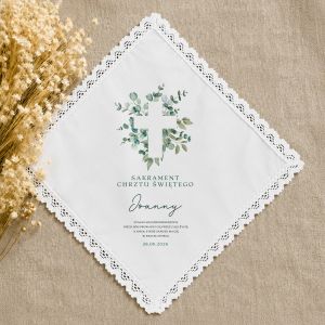 Personalizowana szatka DO CHRZTU z opakowaniem prezentowym