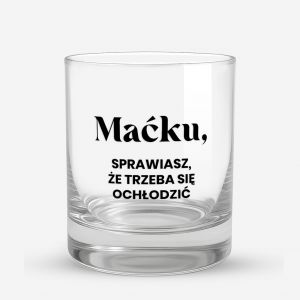 Personalizowana szklanka DLA CH�OPAKA