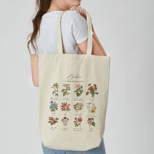 Personalizowana torba w kwiaty PREZENT DLA OGRODNICZKI torba z nadrukiem prezent dla niej