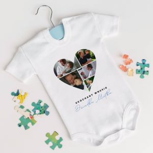 Personalizowane body dla wnuka SERCE prezent dla wnuka body personalizowane
