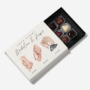 Personalizowana bombonierka na lub LOVE STORY