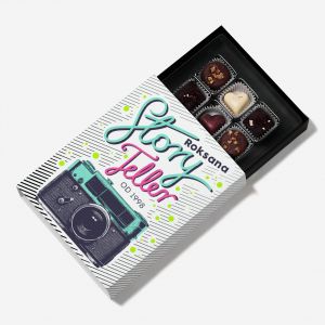 Personalizowane czekoladki PHOTO STORY prezent dla fotografa