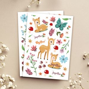 Personalizowane naklejki SARENKA naklejki dla dzieci naklejki personalizowane naklejki z imieniem