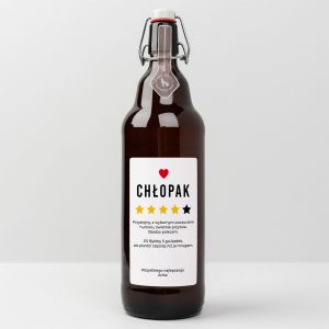 Personalizowane piwo NA DZIE CHOPAKA prezent dla chopaka prezent na dzie chopaka piwo na dzie chopaka