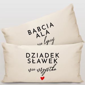 Personalizowane poduszki na Dzie� Babci i Dziadka prezent na dzie� babci prezent na dzie� dziadka