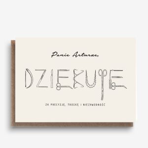 Personalizowane podzi�kowania dla lekarza chirurga KARTKA DLA LEKARZA kartka podzi�kowanie dla lekarza