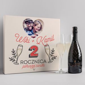 Personalizowane Prosecco POMYS NA PREZENT NA ROCZNIC ZWIZKU