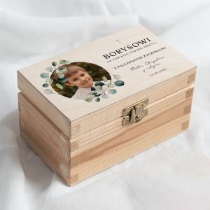 Personalizowane pudeko na pienidze NA KOMUNI ze zdjciem pudeko na komuni prezent na komuni dla chopca