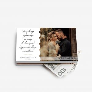 Personalizowane pude�ko na pieni�dze PREZENT NA �LUB prezent dla m�odej pary ozdobne pude�ko na pieni�dze