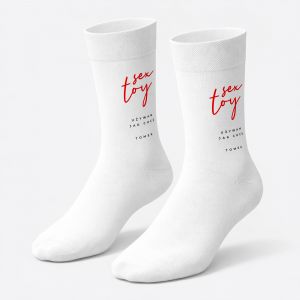 Personalizowane skarpetki dla ch�opaka SEX TOY 42-45 skarpetki na Dzie� Ch�opaka prezent dla ch�opaka