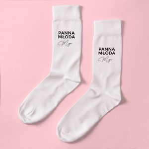 Personalizowane skarpetki damskie PREZENT NA PANIESKI DLA MODEJ