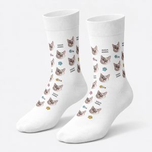 Personalizowane skarpetki KOCIA MAMA 36-39