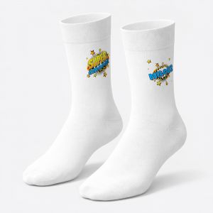 Personalizowane skarpetki na Dzie� Ch�opaka SUPERCH�OPAK 36-39