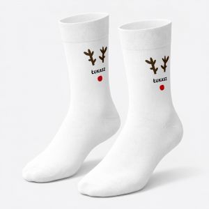 Personalizowane skarpetki PREZENT DLA CH�OPAKA NA MIKO�AJKI rozm. 42-45