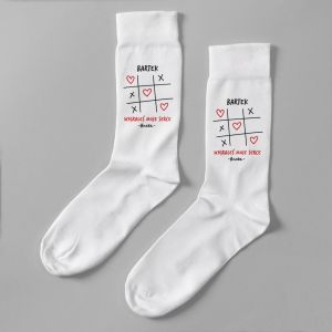 Personalizowane skarpety walentynkowe KӣKO I KRZY�YK 36-39