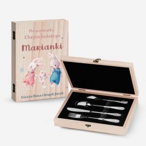 Personalizowane sztu�ce NA PAMI�TK� CHRZTU �WI�TEGO prezent na chrzest  prezent na chrzest dla dziewczynki