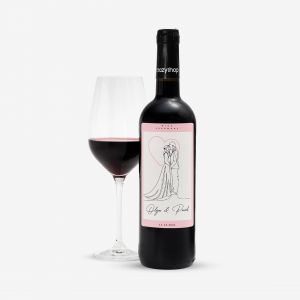 Personalizowane WINO NA PREZENT LUBNY czerwone personalizowane wino na lub upominek na lub