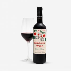 Personalizowane wino na wita PREZENT DLA PARY wino na prezent prezent dla dwojga na wita