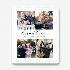 Personalizowany ALBUM DLA DZIADK�W ze zdj�ciami album na Dzie� Babci i Dziadka prezent dla dziadk�w